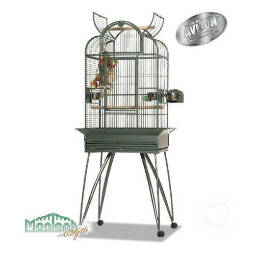 Cage à oiseaux Polaza® - Cage à perroquet - Avec bâton Sur