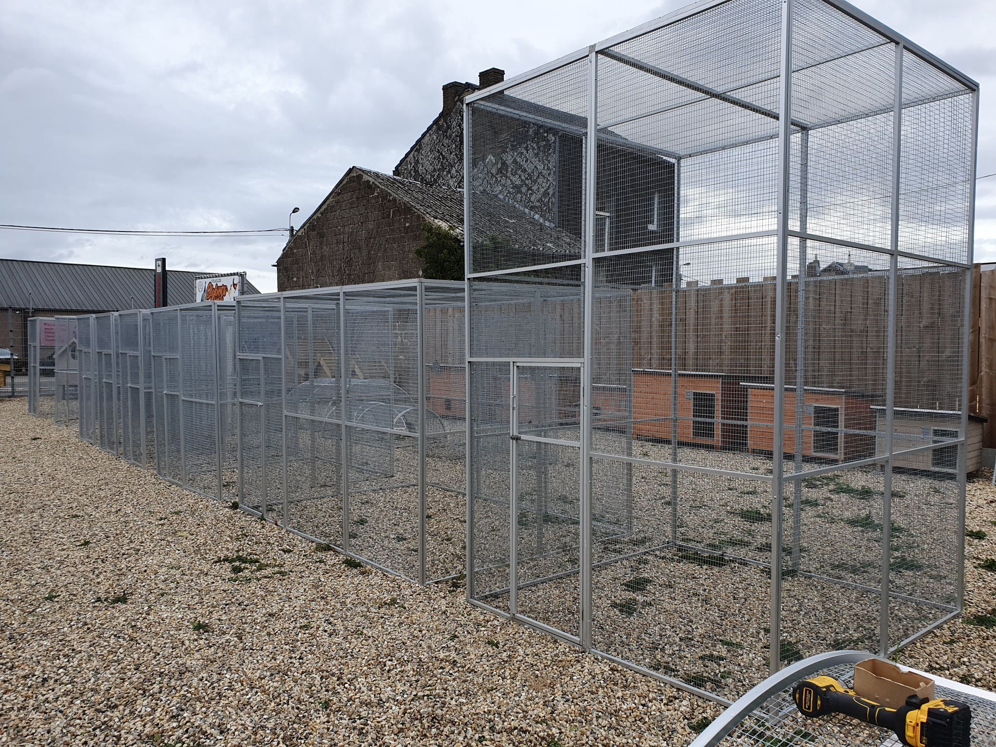 Volières extérieures en aluminium
